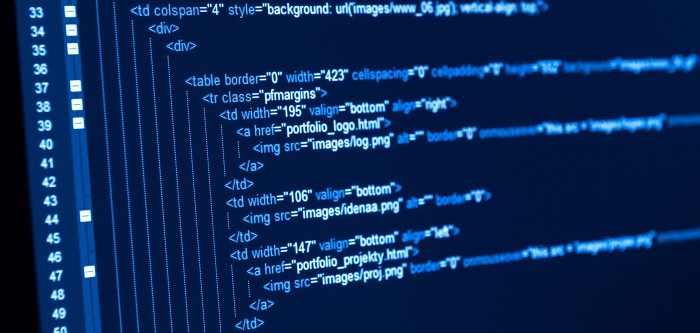 HTML web code